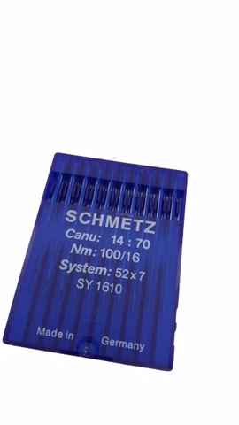 6X Schmetz 52X7 SY1610 Nähmaschinennadeln Nm100/16