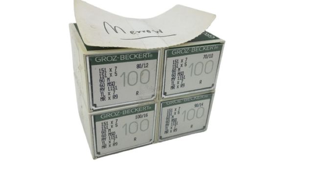 4 قطع Groz-Beckert 151X7 151X5 إبر ماكينات خياطة Merrow مقاس 70/10