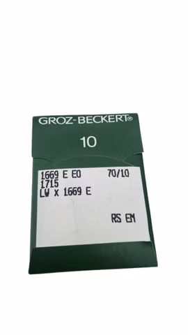 4X Groz-Beckert 1669EE0 LWX1669E Nähmaschinennadeln Nm70/10