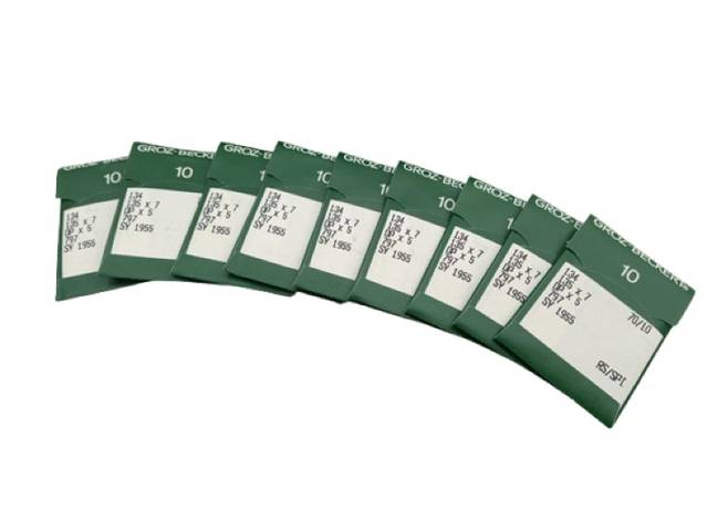 90x игл для швейных машин Groz-Beckert DPx5 SY1955 RS/SPI 70/10
