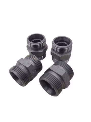 4x Metall Gewindeadapter Außengewinde Hydraulik Fitting
