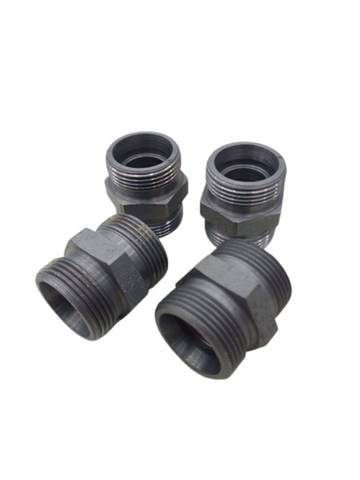 4x Metal Thread Adapter External Thread Hydraulic Fitting