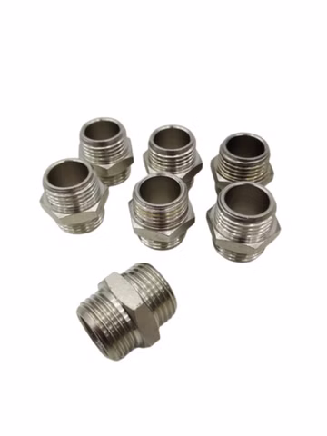 7x Metall Gewinde Adapter Verschraubung Hydraulik