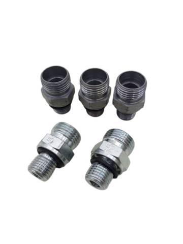 5x Metal Threaded Adapter Hydraulic Pneumatic