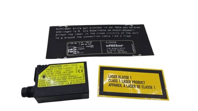 Ifm OJ5058 OJHFPKG SIOA/S35 جهاز استشعار ليزر ضوئي