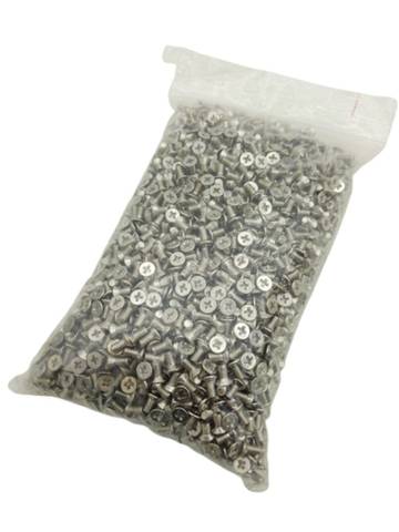 1350x M3x6 Countersunk Screws Cross-Recessed Nickel-Plated