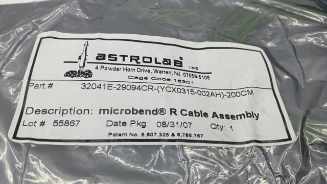 2m Astrolab 32041E-29094CR Microbend R تجميعة كابلات