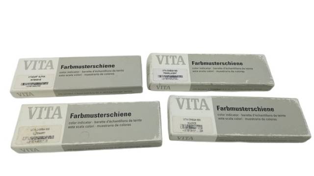 4x Vita Omega 900 color sample set metal ceramic