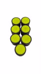 7x Leuchtdrucktaster Gelb Schaltschrank Einbautaster
