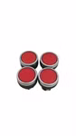 4x Drucktaster Rot Einbautaster Schaltschrank