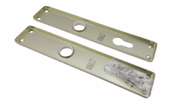 2X Hoppe 3104809-723235 PZ Langschild Türschild Garnitur