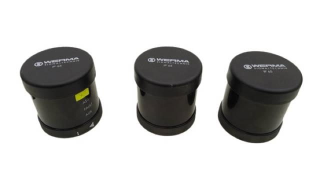 3x WERMA Signaling Technology IP65 Signal Column Summer Module Black