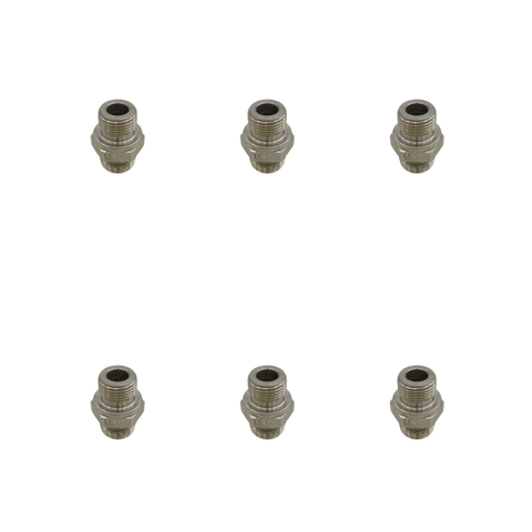 6x Parker EO GE12LR71X Screw-In Fitting Stainless Steel