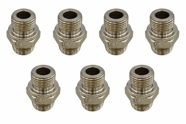 7x Parker EO GE12LR71X Screw-In Fitting Stainless Steel