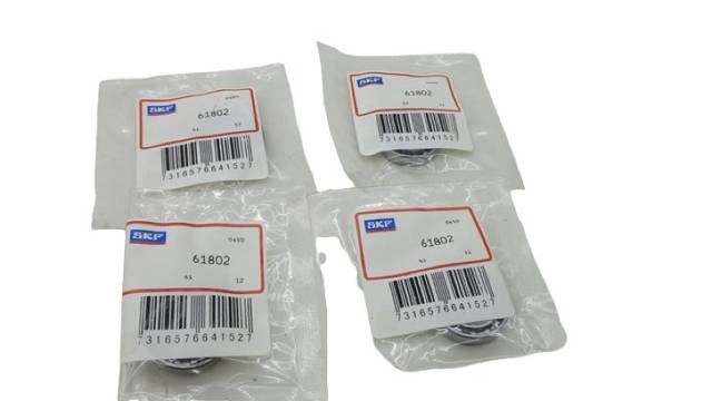 4x SKF 61802 Thin-Section Bearing Deep Groove Ball Bearing Rolling Bearing