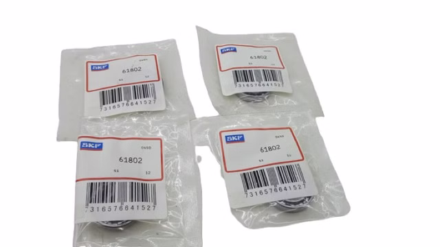 4x SKF 61802 Dünnringlager Rillenkugellager Wälzlager