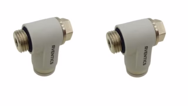 2x Aventics R412010590 Drosselrückschlagventil Pneumatik