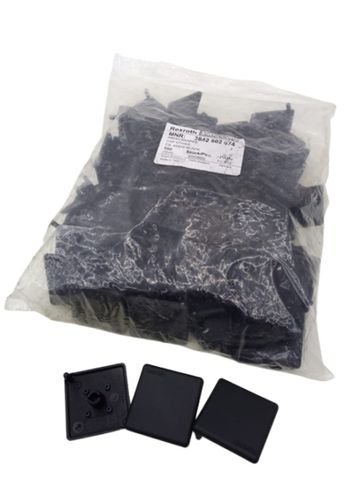 88x Rexroth 3842 502 674 Cover Cap 45x45 Black