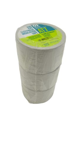 3x Advance AT7 Insulating Tape Grey 33m Electrical Tape BS EN 60454