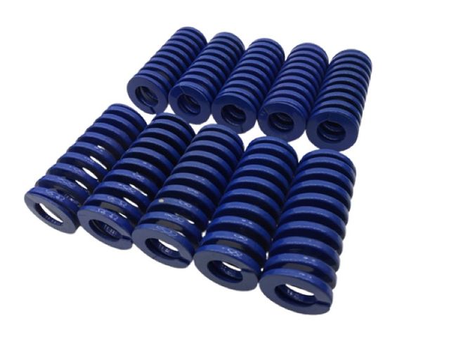 10x Blue Steel Compression Spring Set