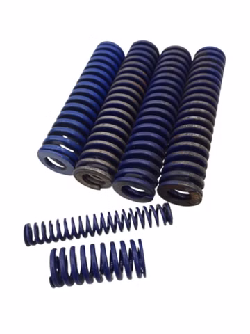 6x Druckfeder Satz Blau Stahlfedern