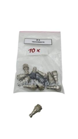 10x 1823386016 Pneumatic Quick Coupling Plug Ø8