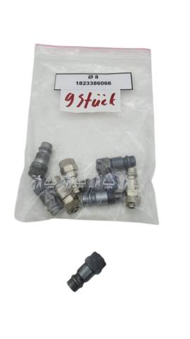 9x Aventics 1823386066, вставной ниппель Ø8, пневматический