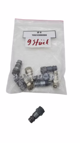 9x Aventics 1823386066 Stecknippel Ø8 Pneumatik