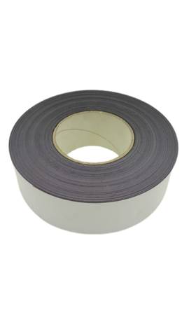 30m Korput Trading 100.057 Magnetic Tape 50mm White
