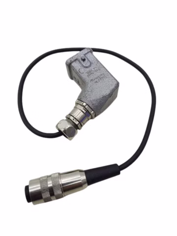 Industrie Adapterkabel Winkelstecker Auf Rundkupplung