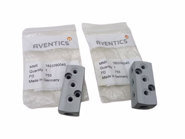 2x Aventics 1823390045 Mehrfachverteiler G1/4 Pneumatik