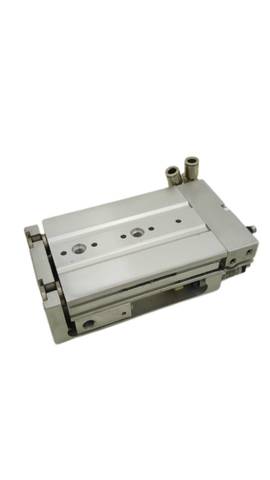 Compact cylinder pneumatic cylinder with guide