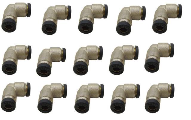 15x 2121206000 Angle Plug Connector Ø6