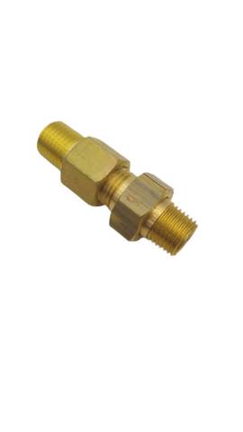 Flux 1095906088 Air Fitting Straight 1/4 NPT G1/4 MS