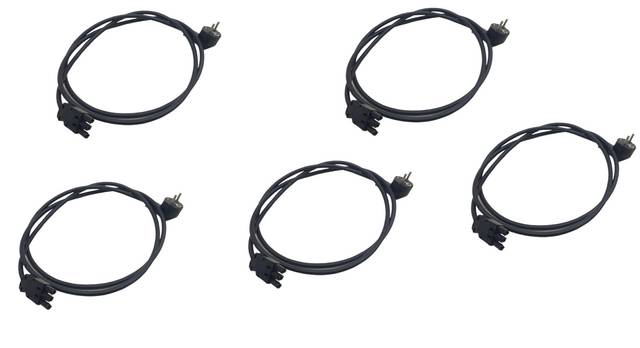 5x 1.75 m GST1813K18 كابل طاقة مزود بقابس Schuko