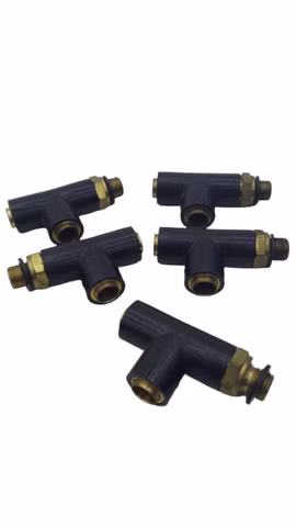 5x Ø8mm G1/8 G3/8 Pneumatik L Verschraubung Steckverbinder