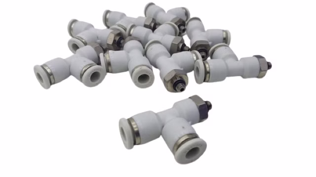10x Rexroth M5-G1/4 Ø6mm L Verschraubung Steckverbinder