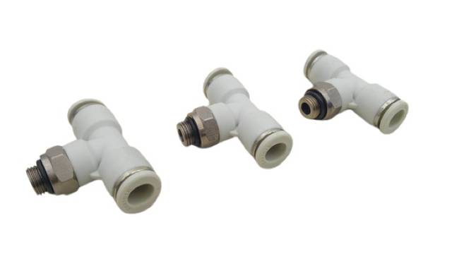 3x Rexroth 2122208180 G1/8 Ø8 Push-In Fitting