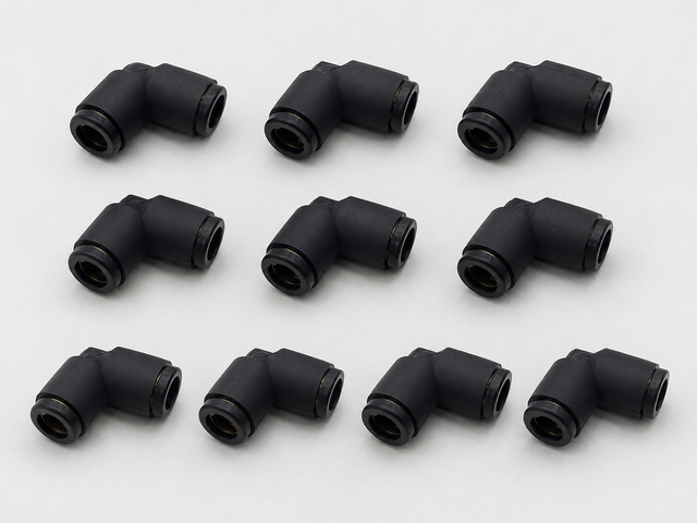 10x Elbow PV Push-In Connector Pneumatic Connector Ø8