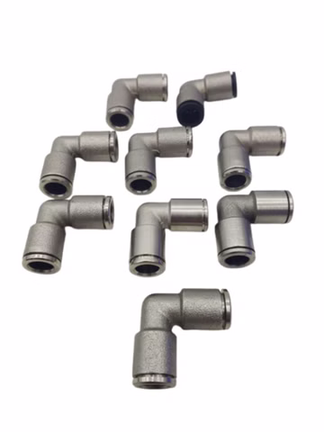 9x R412005201 Winkel Steckverbinder M5 Ø6 Pneumatik