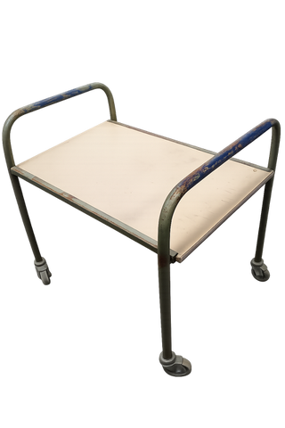 Service Cart Transport Cart Stainless Steel 70x50.5x71.3cm