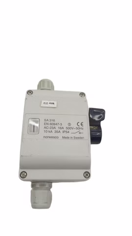 Norwesco Interdesign SA316 Lasttrennschalter AC23A 16A 500V