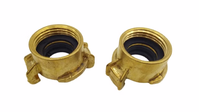 2x Riegler 107764 K113 GEKA Gewindestück G1 IG Messing