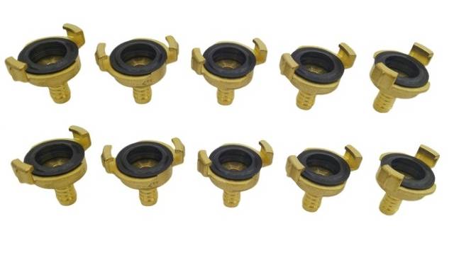 10x Feldtmann 7105/13 GEKA Hose Coupling 13mm 1/2 Inch
