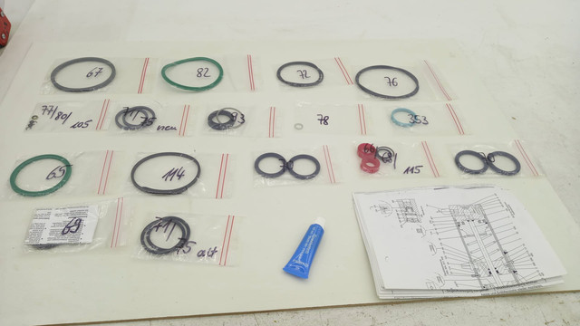 16x Tox Pressotechnik S4.100.24 Hydraulic Seal Kit