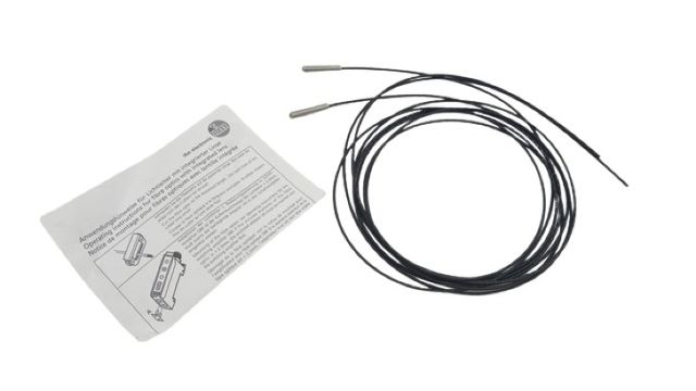 2x IFM E20752 FE-11-EPA-M6/F1x1/2M Fiber Optic Cable