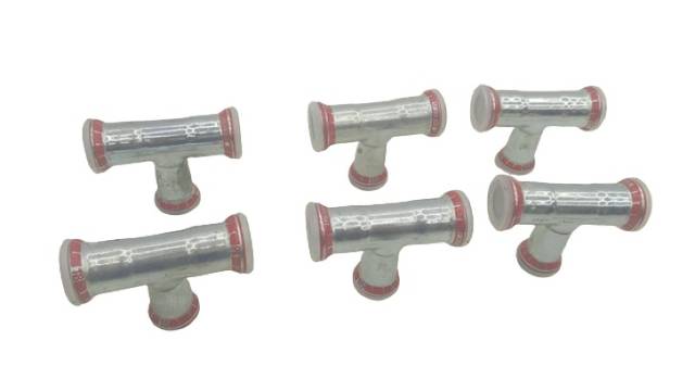 6x Переходной пресс-тройник Geberit Mapress