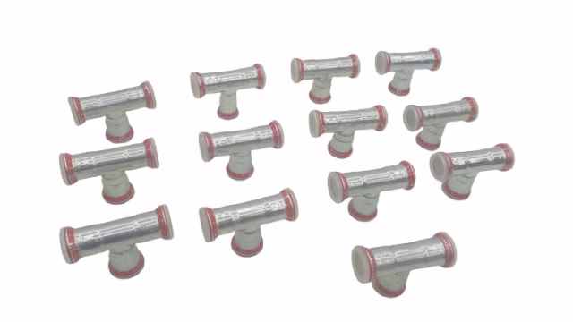13x Geberit Mapress Ø18mm Press T Stück Rohrverbinder