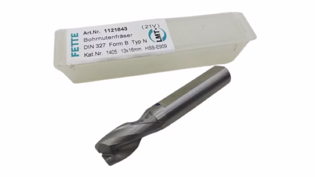 Fette 1121843 DIN 327 HSS-E09 Bohrnutenfräser