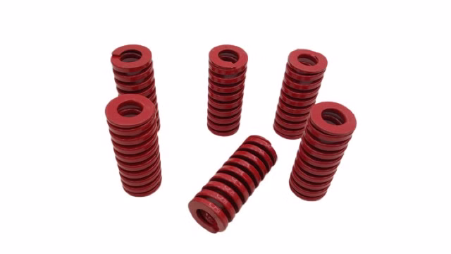 6x Druckfeder H75mm Ø31x15 mm Zylindrische Schraubenfeder